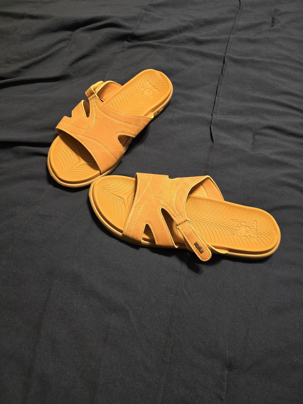 KuaiLu Comfort Slide Sandals - Tan